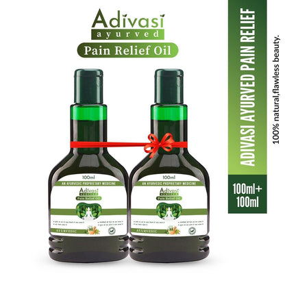 Adivasi Ayurved Pain Relief Oil 100ml(Pack Of 2)